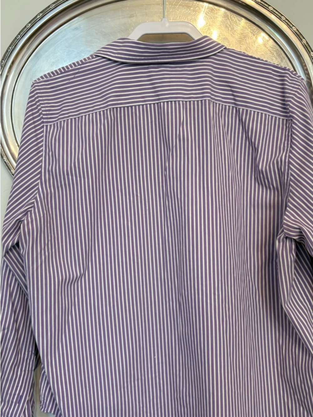 Ralph Lauren Purple and White Stripe Dress Shirt - Men - Picture 3 of 5